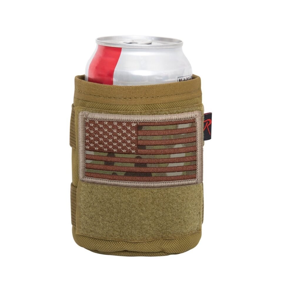 ROTHCO Tactical Insulated Beverage MOLLE Holder - Coyote Brown