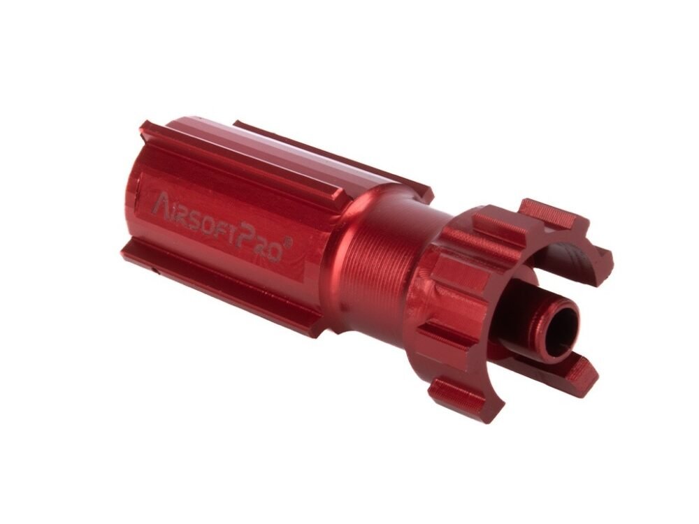 CNC aluminium nozzle for WE M4, 416 GBB rifle