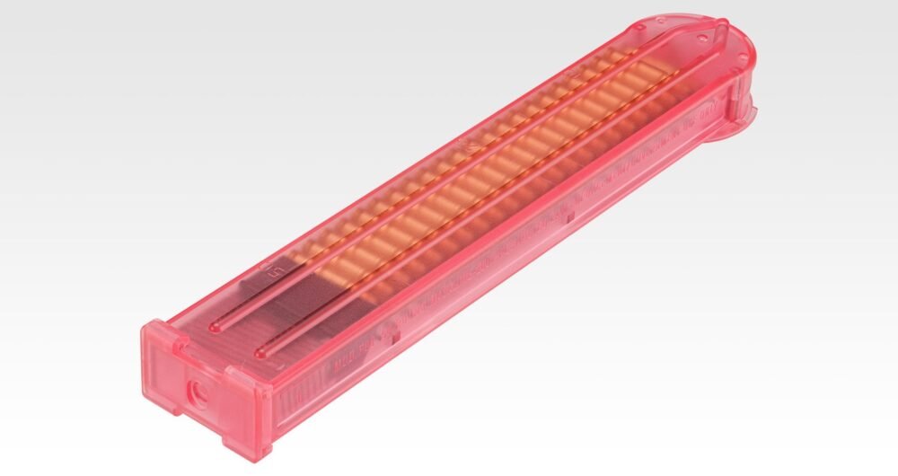 TM P90 AEG Magazine LLENN, Gun Gale II, 300 BBs (Hi-Cap) - Pink