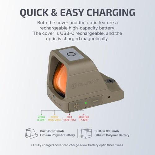 OLIGHT Red Dot Sight OSIGHT RED (Red Dot) with Powerbank - Tan