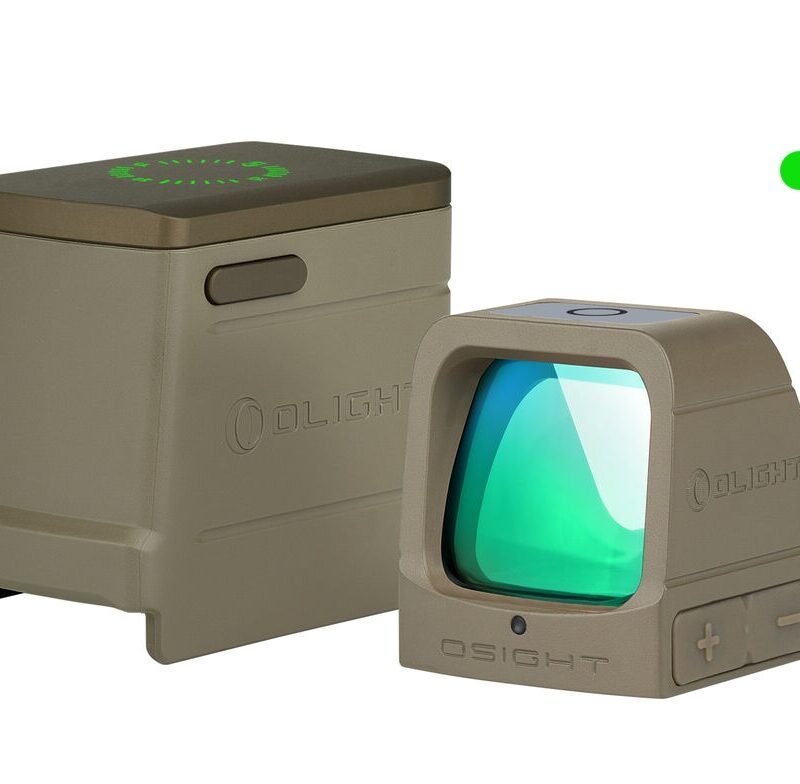 OLIGHT Red Dot Sight OSIGHT GRN (Green Dot) with Powerbank - Tan