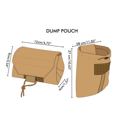 72760 Novritsch Self-Opening Dump Pouch - ACP