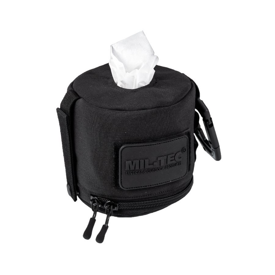 MIL-TEC MOLLE Toilet Paper / Napkin Pouch - Black