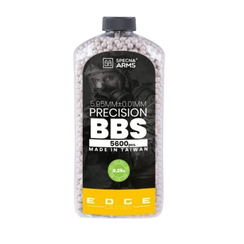 SA EDGE ULTRA(TM) BIO Pellets 0.25g, 5600 BBs (Large Bottle) - White