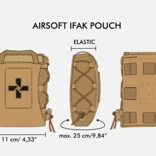 Novritsch Airsoft IFAK Pouch - Flecktarn