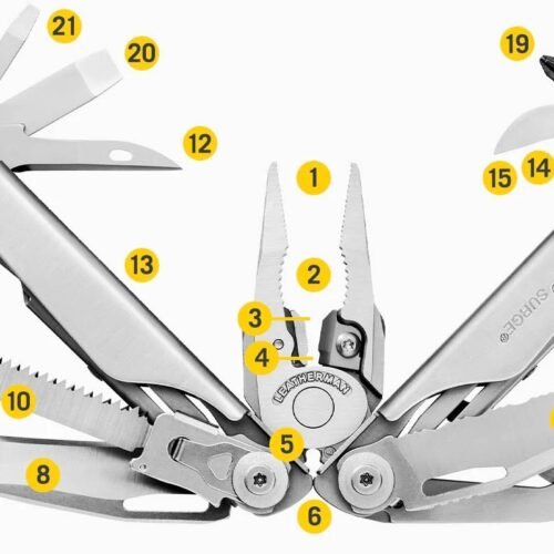 72924 Leatherman multitool SURGE(R) - Silver