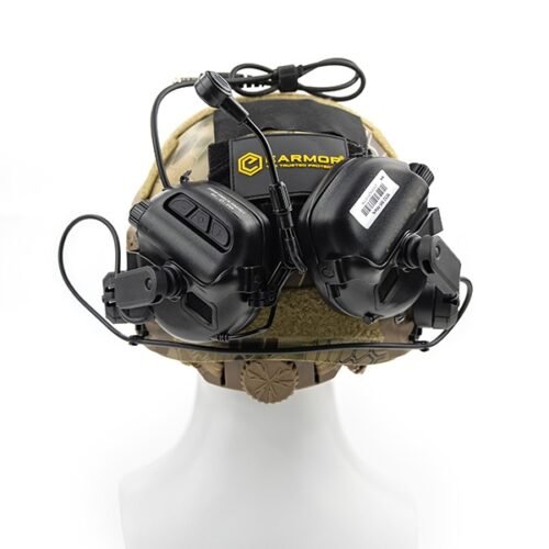 EARMOR M19C Helmet Adapters for M31/ M32 PLUS Headset, ARC Mount - Black