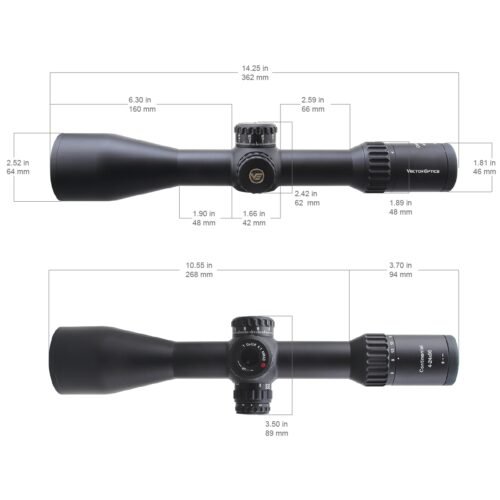 VO CONTINENTAL X6 4-24x56 MBR FFP Rifle Scope - Black