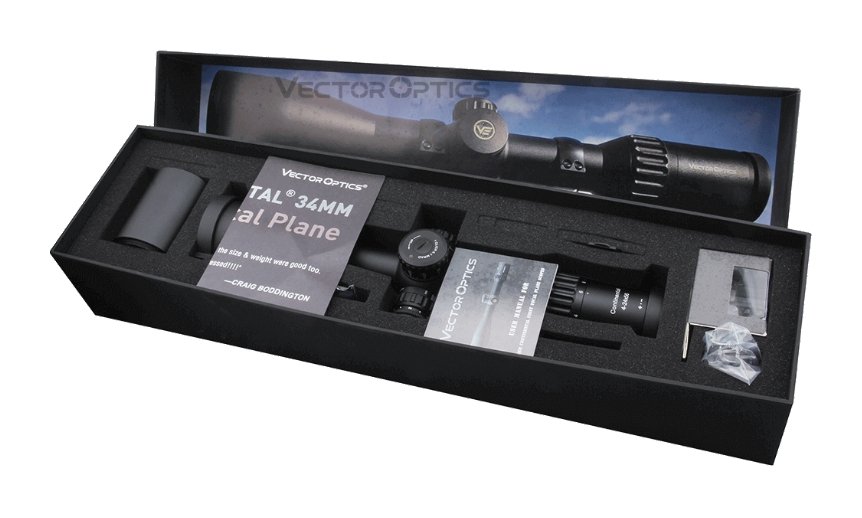 VO CONTINENTAL X6 4-24x56 MBR FFP Rifle Scope - Black