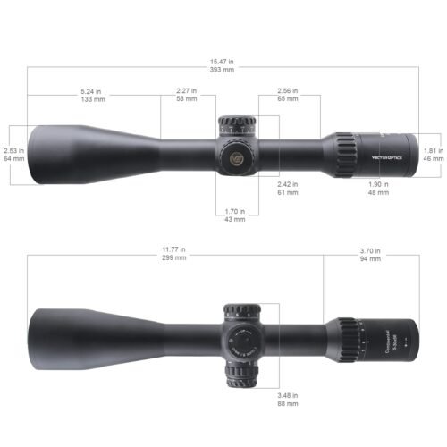 VO CONTINENTAL X6 5-30x56 MBR FFP Rifle Scope - Black