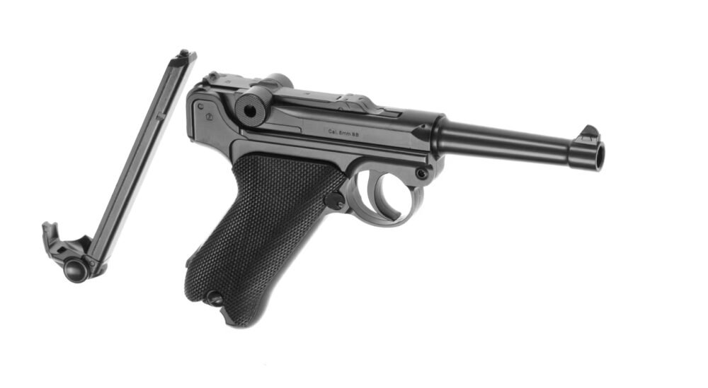 WG Legends / Umarex CO2 Pistol Luger P08 Parabellum GNB - Steel Gray