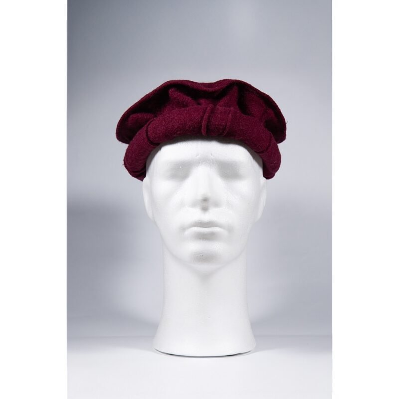 Original Afghan Pakul Hat - Claret