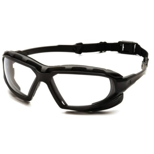 PYRAMEX HIGHLANDER Plus Anti-Fog Safety Glasses - Black / Clear