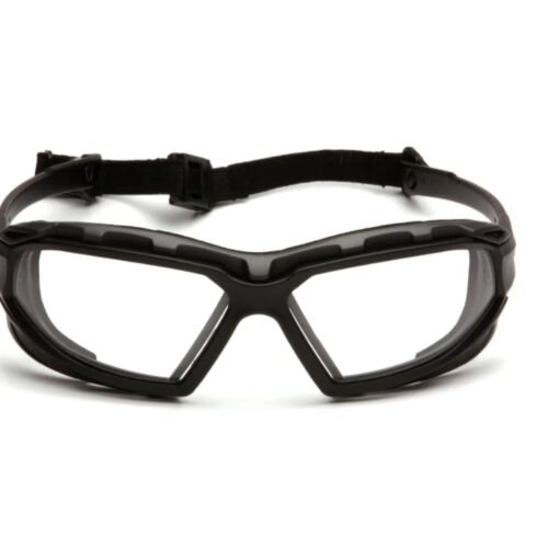 PYRAMEX HIGHLANDER Plus Anti-Fog Safety Glasses - Black / Clear