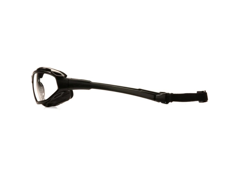 PYRAMEX HIGHLANDER Plus Anti-Fog Safety Glasses - Black / Clear