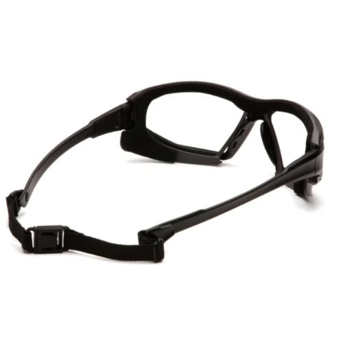 PYRAMEX HIGHLANDER Plus Anti-Fog Safety Glasses - Black / Clear