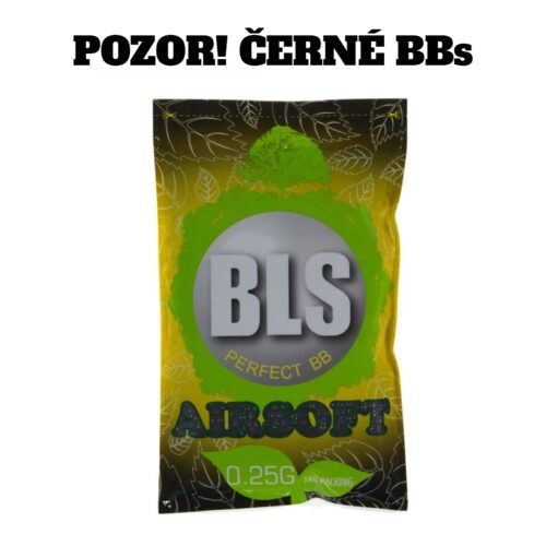 BLS BIO pellets 0,25g, 4000 BBs - Black