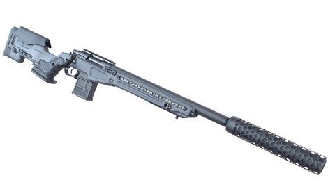 AA Aluminum Suppressor HIVE T10 255x50 mm, 14- mm CCW - Black