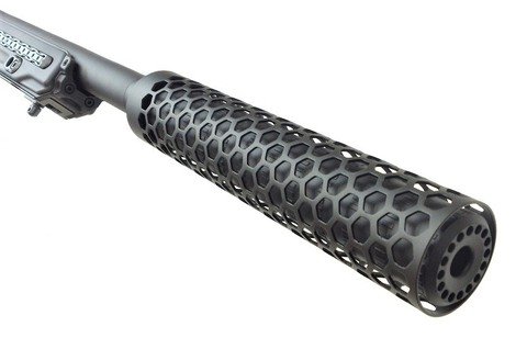 AA Aluminum Suppressor HIVE T10 255x50 mm, 14- mm CCW - Black