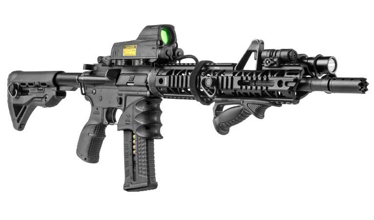 FAB DEFENSE PTK Front Angled Grip - Black
