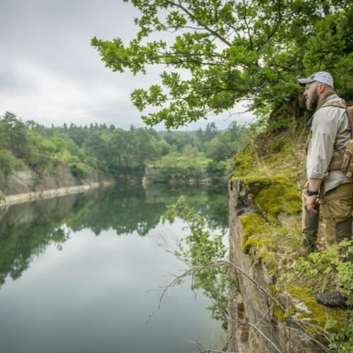 HELIKON HYBRID OUTBACK(R) Pants DuraCanvas(R) - Taiga Green