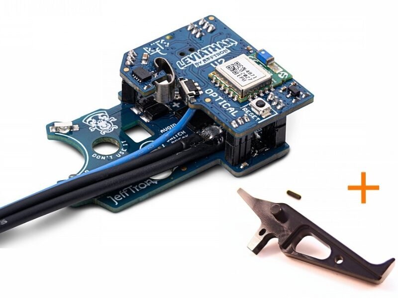 JeffTron LEVIATHAN V2 Optical (rear wired)  plus  CNC EDGE Trigger - Black