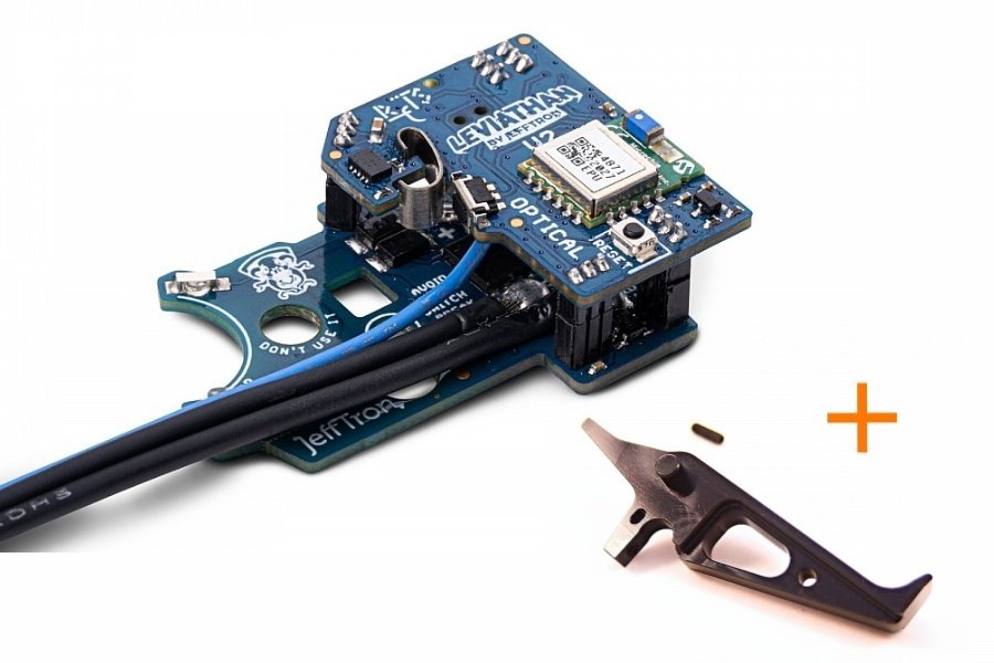 JeffTron LEVIATHAN V2 Optical (rear wired)  plus  CNC EDGE Trigger - Black