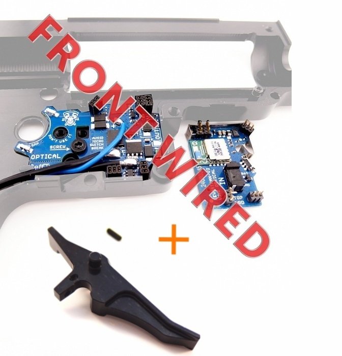 JeffTron LEVIATHAN V2 Optical (Front Wired)  plus  CNC SPEED Trigger - Black