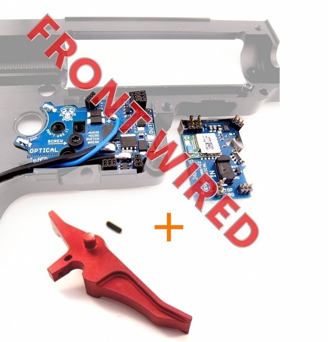 JeffTron LEVIATHAN V2 Optical (Front Wired)  plus  CNC SPEED Trigger - Red