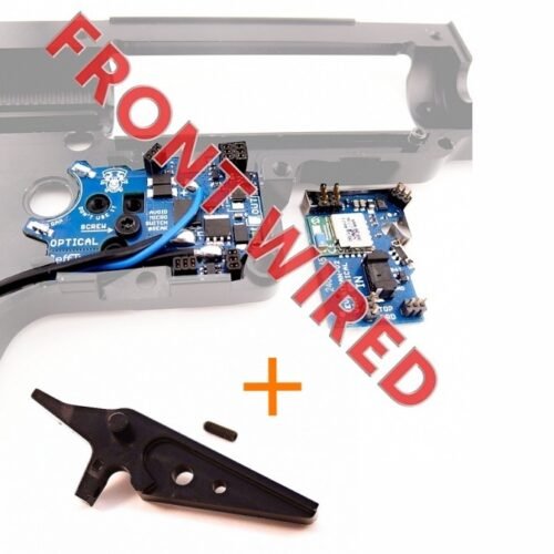 JeffTron LEVIATHAN V2 Optical (Front Wired)  plus  CNC FLAT Trigger - Black