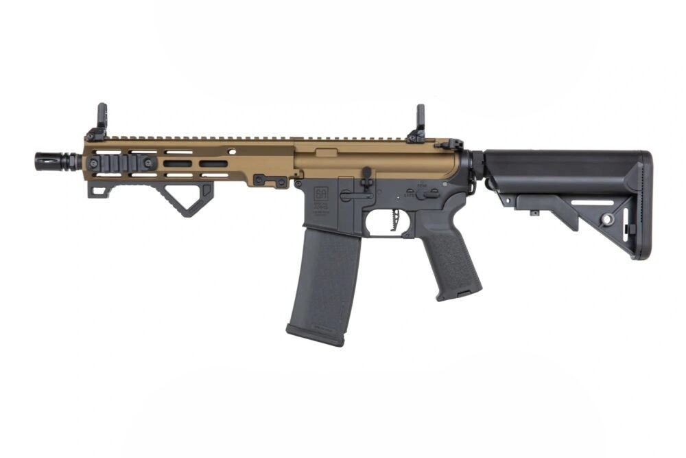 SA M4 CQB M-LOK (SA-P23 Prime(TM) Aster II ETU) with Brushless Motor - Chaos Bronze
