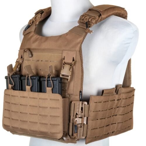 73899 SATAC Tactical QR Plate Carrier - Tan