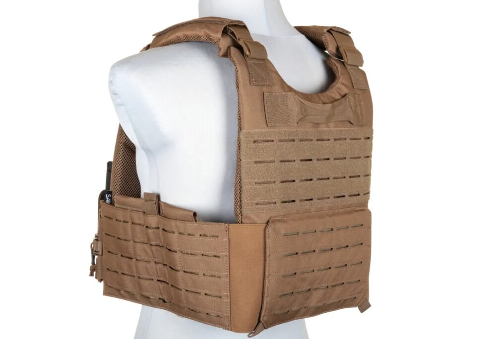 73904 SATAC Tactical QR Plate Carrier - Tan