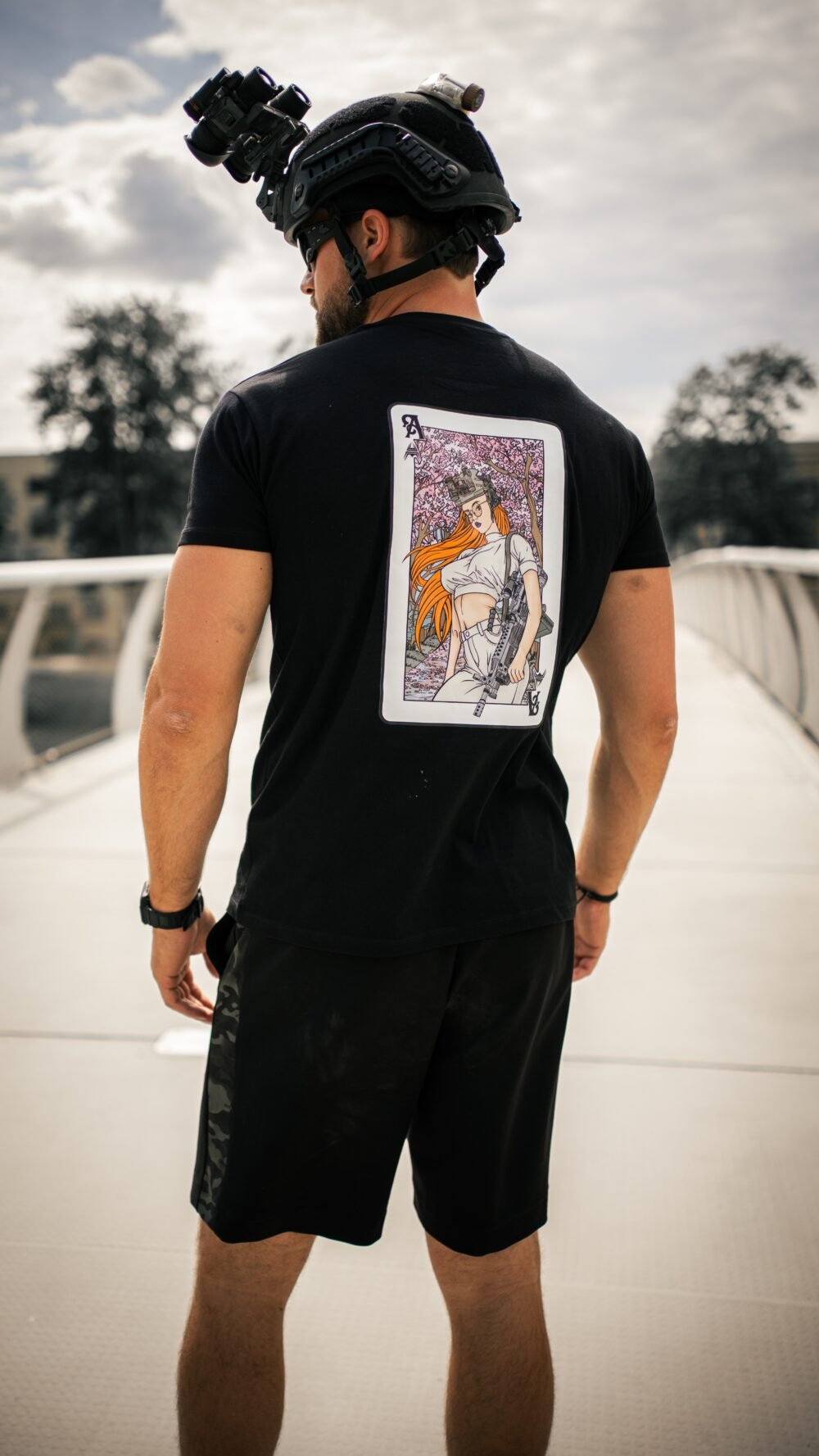 ANAREUS T-shirt Lethal Beauties (ACE) - Black