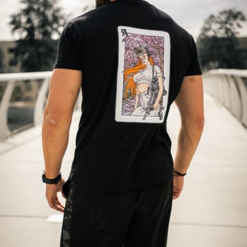 ANAREUS T-shirt Lethal Beauties (ACE) - Black