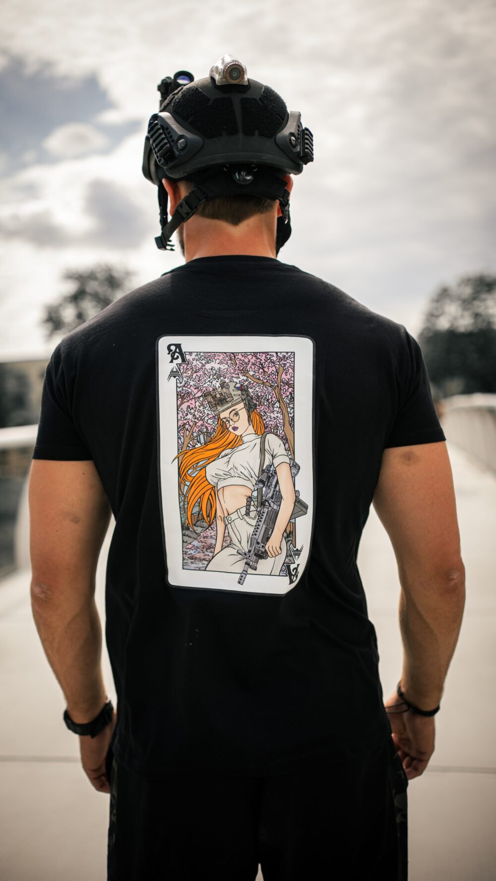 ANAREUS T-shirt Lethal Beauties (ACE) - Black