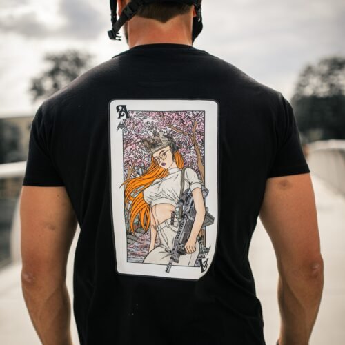 ANAREUS T-shirt Lethal Beauties (ACE) - Black