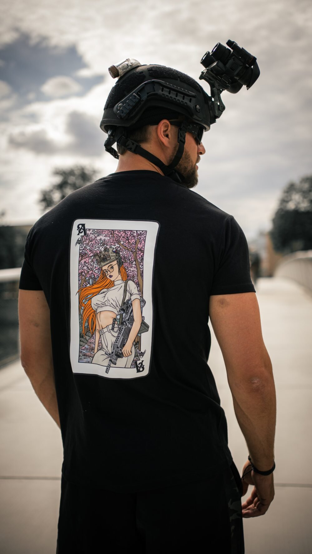 ANAREUS T-shirt Lethal Beauties (ACE) - Black