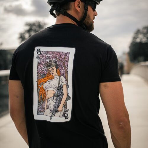 ANAREUS T-shirt Lethal Beauties (ACE) - Black