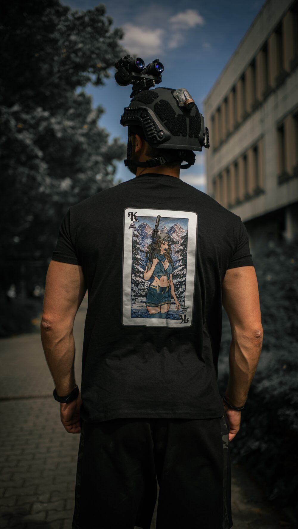 ANAREUS T-shirt Lethal Beauties (KING) - Black