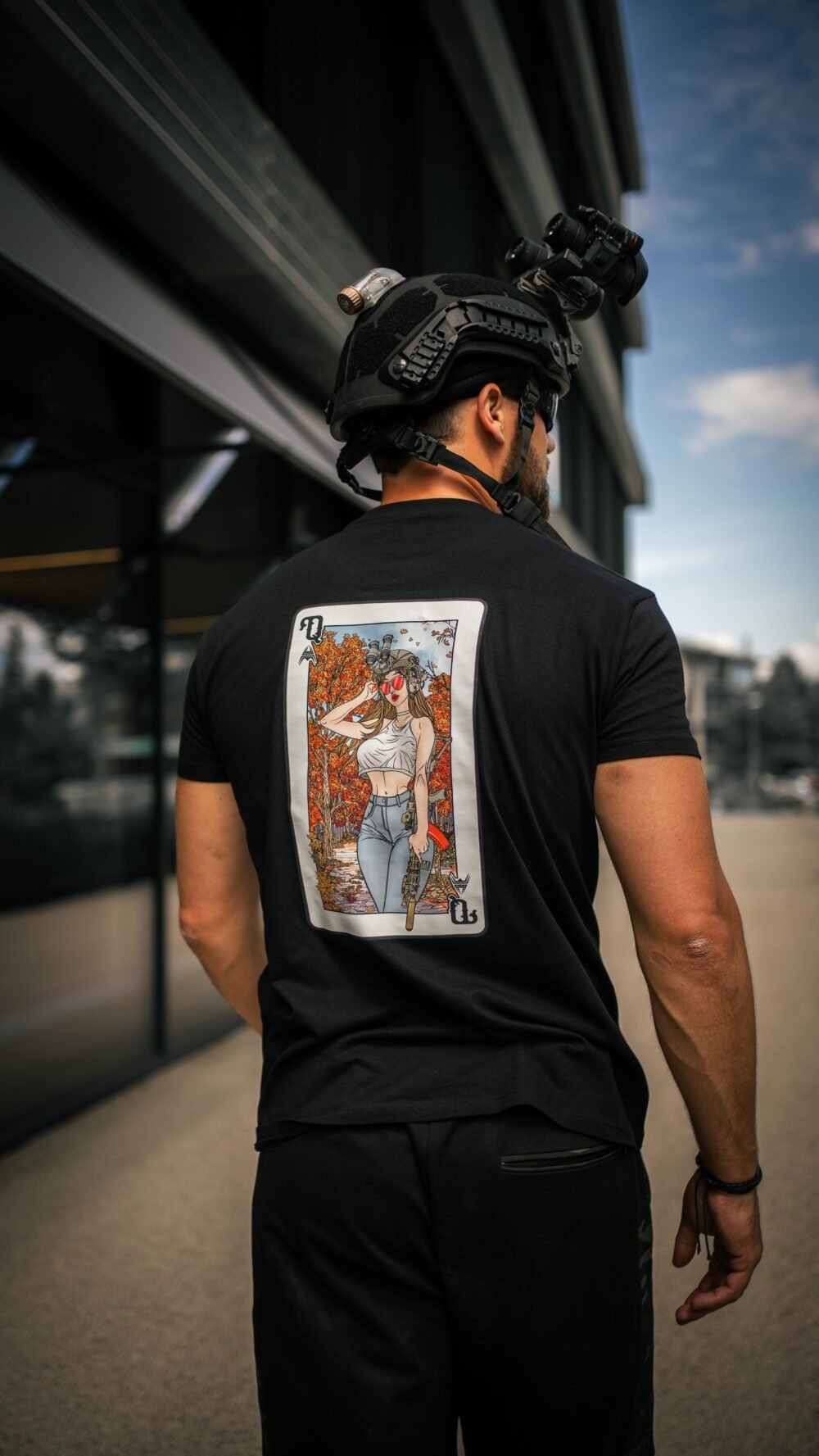 ANAREUS T-shirt Lethal Beauties (QUEEN) - Black