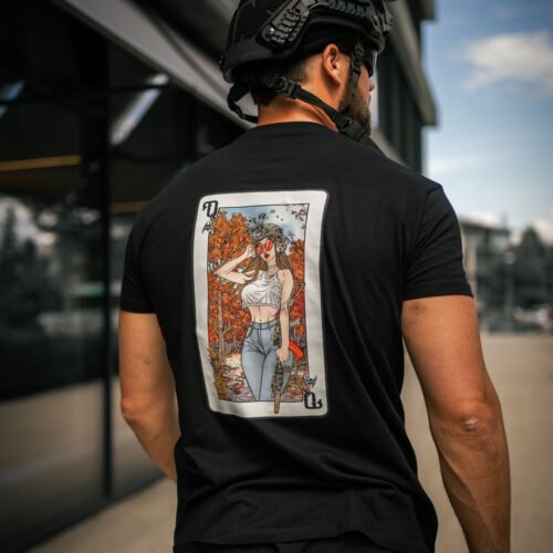 ANAREUS T-shirt Lethal Beauties (QUEEN) - Black