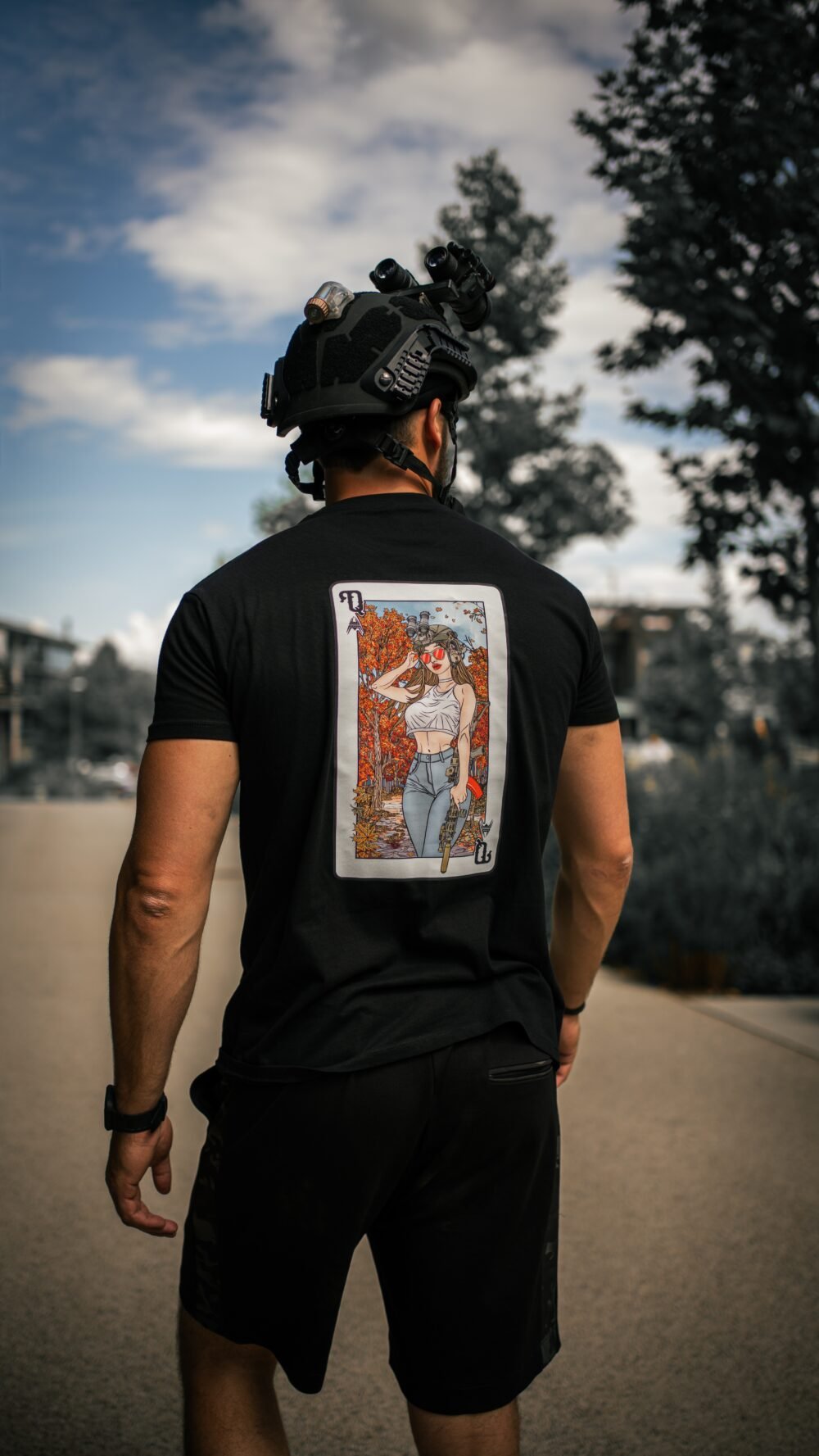 ANAREUS T-shirt Lethal Beauties (QUEEN) - Black