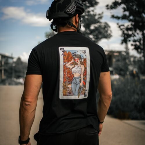 ANAREUS T-shirt Lethal Beauties (QUEEN) - Black