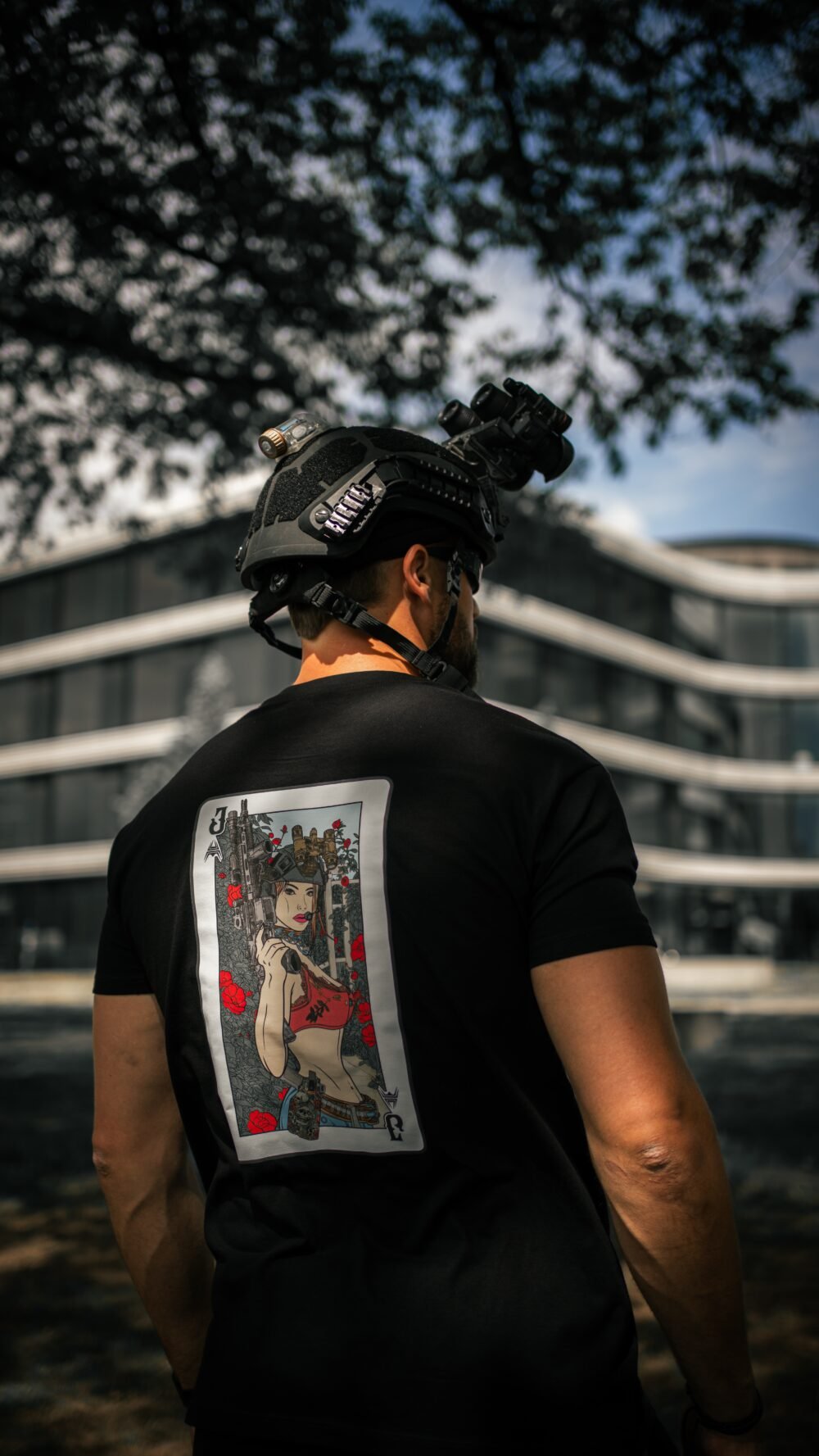 ANAREUS T-shirt Lethal Beauties (JACK) - Black