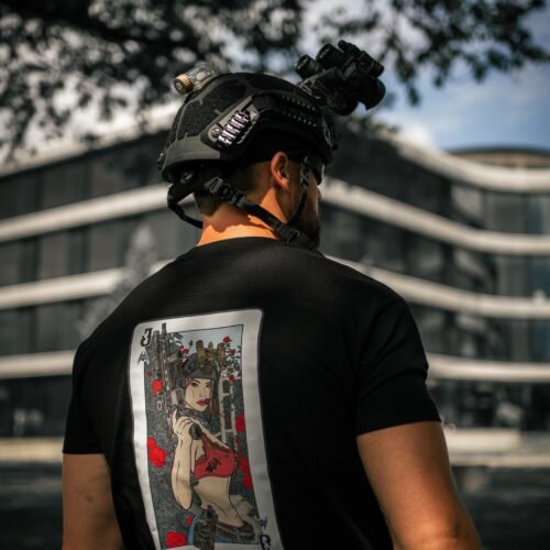 ANAREUS T-shirt Lethal Beauties (JACK) - Black