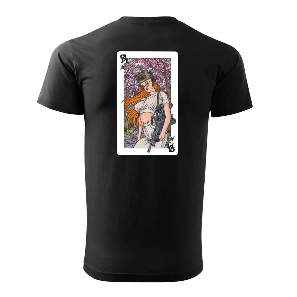 ANAREUS T-shirt Lethal Beauties (ACE) - Black