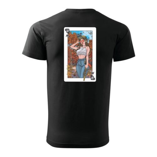 ANAREUS T-shirt Lethal Beauties (QUEEN) - Black