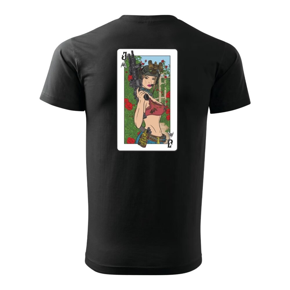 ANAREUS T-shirt Lethal Beauties (JACK) - Black
