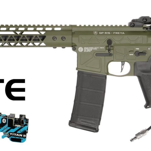 Delta Armory GP FREYA R15 SKELETON 13" HPA Pulsar D, TITAN II - Green